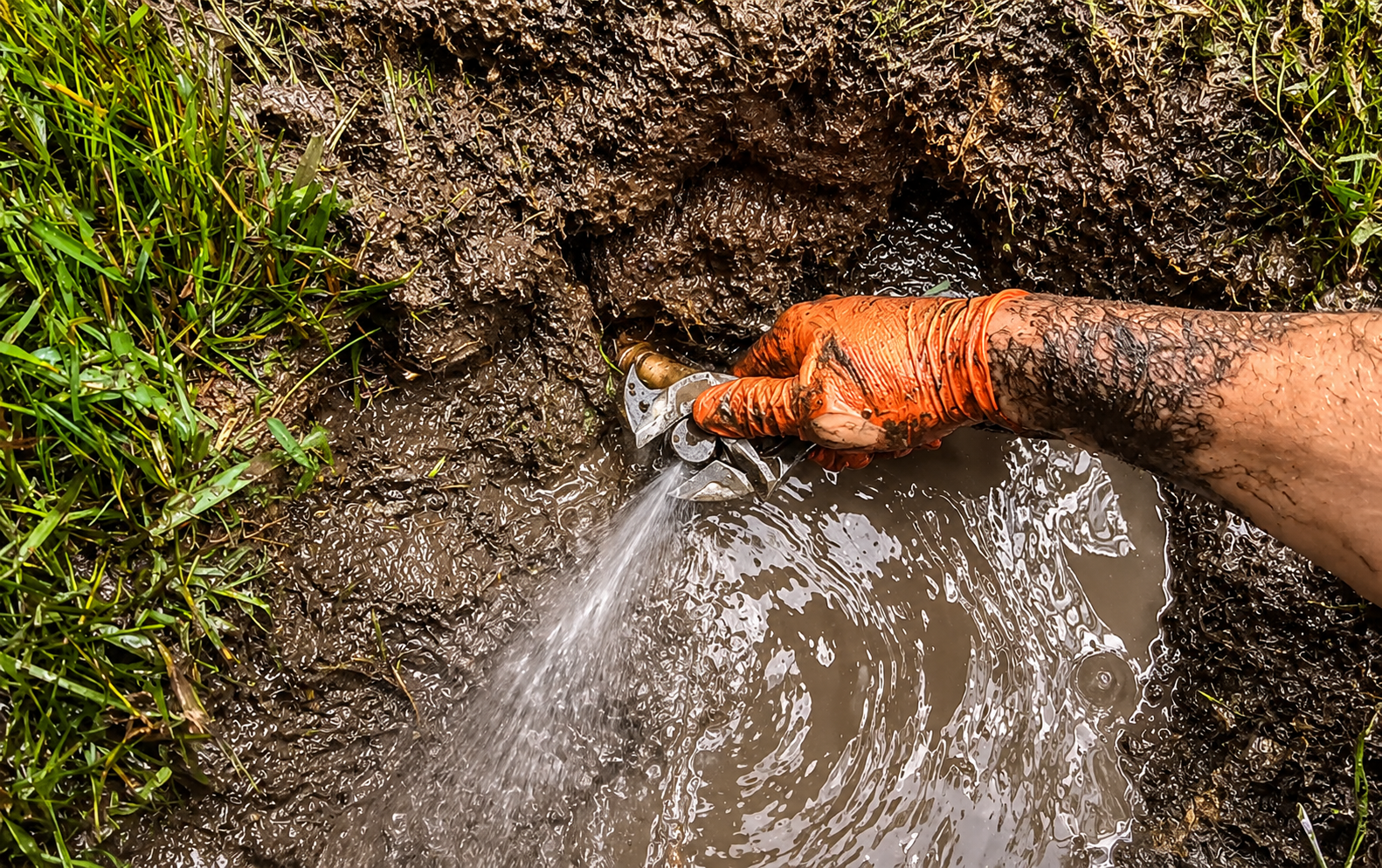 Elite Home Services plumber performing residential plumbing work in Rockwall, TX